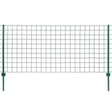 vidaXL Euro hek 20x1 m staal groen