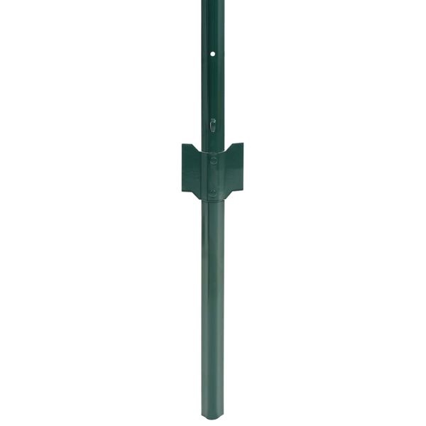vidaXL Euro hek 20x1 m staal groen