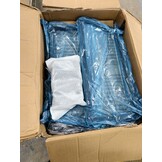 vidaXL 3-zitsbank 178 cm fluweel zwart