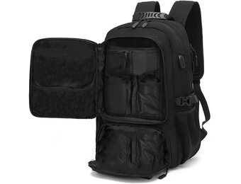 Aikelai Reiserucksack - Zwarte laptoprugzak 60 liter - 17 inch