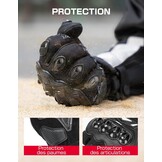 KEMIMOTO Goedgekeurde motorhandschoenen, gewrichtsbescherming en schokbestendigheid, touchscreen met volledige vingers, ademend voor dames en heren, motorcross, klimmen en jagen