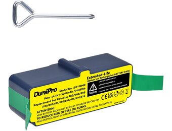 DuraPro 14.4V 5200mAh Li-ion Battery for iRobot Roomba 900 960 965 966 980 865 866 870 871 760 765 770; 500 600 700 800 900 Series Vacuum Cleaner