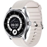 TOOBUR Smartwatch Beige 1.38 inch - Bellen - Hartslagmeter - IP68 Waterdicht