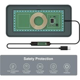 Draadloze Autolader 15W Snelladen, 2x USB-C PD 20W, Antislip, Incl. 20W Adapter (58% Korting)