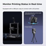 Creality Officiële Nebula-camera, 24-uurs bewaking, automatische time-lapse-video-creatie, compatibel met Sonic Pad/Nebula Pad/Ender 3 V3 KE/CR 10