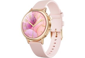 Roze Dames Smartwatch 37mm | AMOLED | 41% Korting