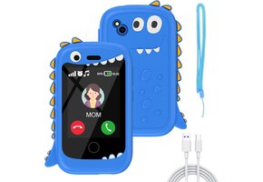 Kindersmartphone Zwart - Educatief & Veilig met 40% Korting