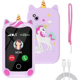 PTHTECHUS Kindersmartphone 2,8 inch met Touchscreen - Zwart
