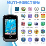 PTHTECHUS Kindersmartphone 2,8 inch met Touchscreen - Zwart
