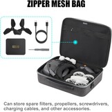 Draagbare beschermhoes voor DJI Neo/Goggles N3/RC Motion 3, opbergtas voor drones, draagtas kit accessoires met schouderriem, waterdichte harde schaal