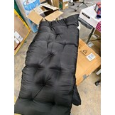 vidaXL Tuinbankkussens 2 st 120x50x7 cm oxford stof zwart