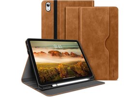 Hoes Bruin iPad 10e Gen 10.9" met Penhouder & Auto Slaap/Waak - 44% Korting