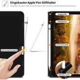 iPad 10e Gen (2022) Bruine PU Leer Hoes met Penhouder & 58% Korting