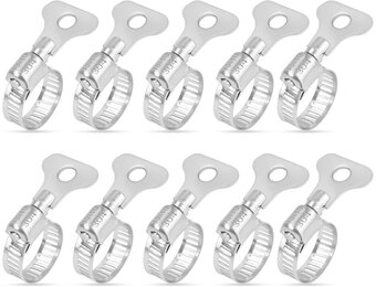 Slangklemmen RVS 304 (10 stuks) - 13-19mm Instelbaar