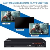 HD-dvd-speler, dvd-speler, cd-speler, voor tv, dvd/cd/mp3-disc-speler met afstandsbediening, regiovrij, PAL/NTSC