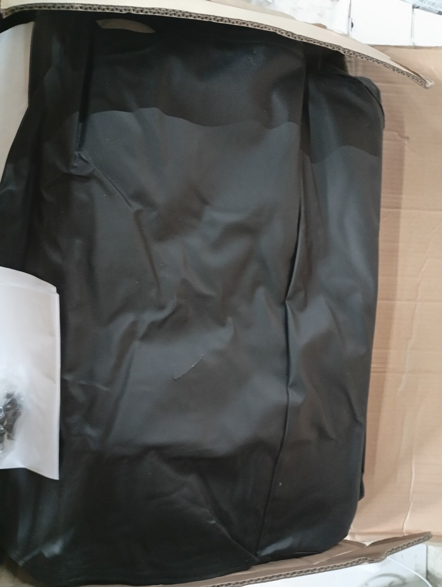 vidaXL Fauteuil 60 cm kunstleer zwart