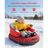 Opblaasbare Sneeuwslee Rood - Kinderen (max. 50 kg) - 58% Korting