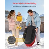 Opblaasbare Sneeuwslee Rood - Kinderen (max. 50 kg) - 58% Korting