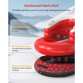 Opblaasbare Sneeuwslee Rood - Kinderen (max. 50 kg) - 58% Korting