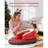 Opblaasbare Sneeuwslee Rood - Kinderen (max. 50 kg) - 58% Korting