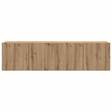 vidaXL Tv-meubels 2 st wandgemonteerd 80x30x41cm artisanaal eikenkleur