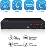 HD-dvd-speler, dvd-speler, cd-speler, voor tv, dvd/cd/mp3-disc-speler met afstandsbediening, regiovrij, PAL/NTSC