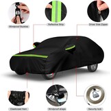 Car Cover Suitable for Citroen CX 1974-1991, waterproof full garage car cover with zipper door for snow, rain, all-weather protection