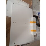 vidaXL Hoekonderkast Lyon 75,5x75,5x81,5 cm bewerkt hout wit