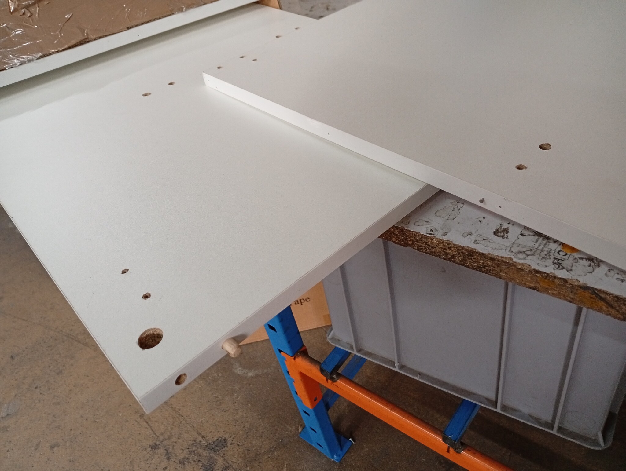 vidaXL Hoekonderkast Lyon 75,5x75,5x81,5 cm bewerkt hout wit