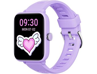 BIGGERFIVE Kids Fitness Tracker Horloge, stappenteller, hartslag, 5ATM waterdicht, slaapmonitor, wekker, calorie-stappenteller, puzzelspellen, 1,5 inch HD touchscreen kinderen smartwatch voor meisjes