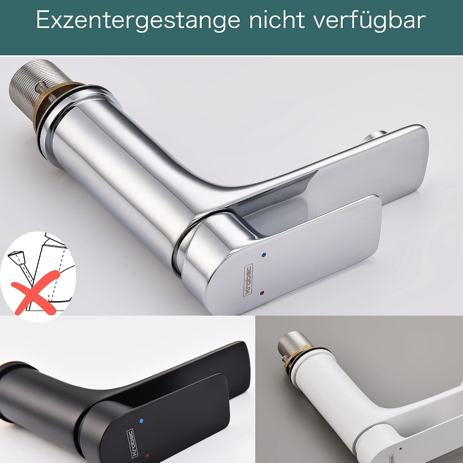 Matzwarte Wastafelkraan met Korting - Messing & Waterbesparend