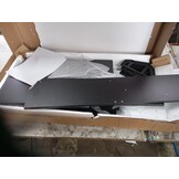vidaXL Schoenenkast 59x17x81 cm bewerkt hout zwart