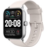 TOOBUR Smartwatch 1,8 inch met Alexa en Bluetooth bellen - Beige