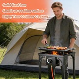 Gas Krukfornuis Camping 10kW Gietijzer - 34% Korting!