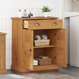 vidaXL Badkamer Kast met opslag VIGO Honingbruin 67.5 x 34 x 80 cm