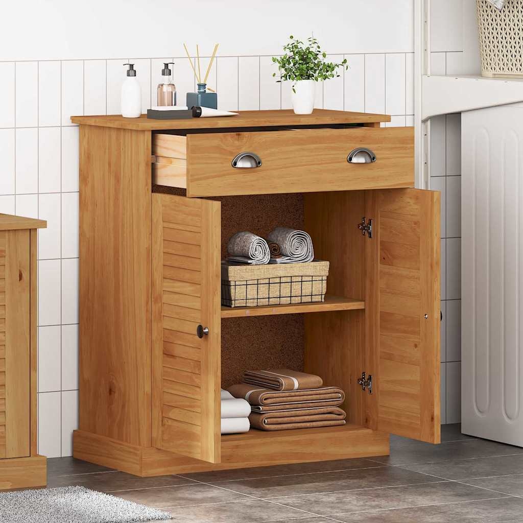 vidaXL Badkamer Kast met opslag VIGO Honingbruin 67.5 x 34 x 80 cm