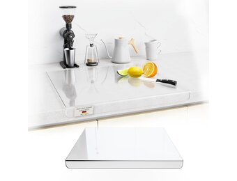 Transparante Acryl Snijplank 60x40 cm met Antislip & Aanslagrand - 33% Korting