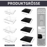 Transparante Acryl Snijplank 60x40 cm met Antislip & Aanslagrand - 33% Korting