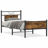Houten Bedframe Gerookt Eiken 90x200cm - 34% Korting
