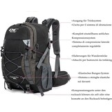 Waterdichte Wandelrugzak 40L Unisex - Ideaal voor Trekking & Reizen - 34% Korting!