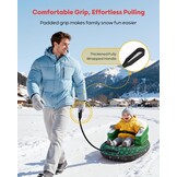 Opblaasbare Sneeuwslee Groen - PVC - Max 50 kg - 58% Korting