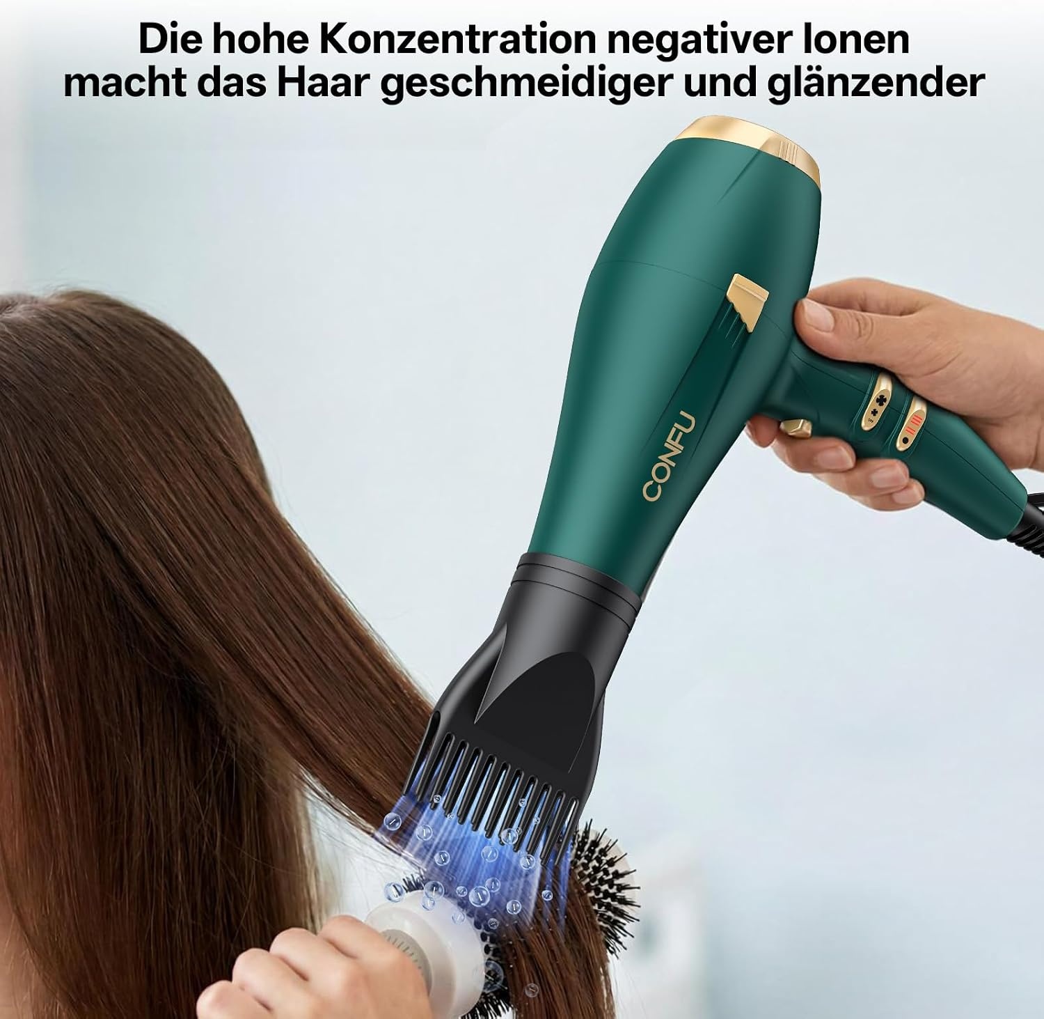 Professionele Haardroger 2400W - Donkergroen (34% Korting)