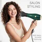 Professionele Haardroger 2400W - Donkergroen (34% Korting)