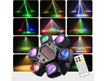 Discolicht Moving Head XJG06 LED RGB DMX - 34% Korting!