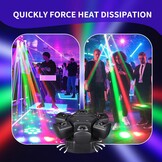 Discolicht Moving Head XJG06 LED RGB DMX - 34% Korting!