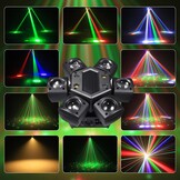 Discolicht Moving Head XJG06 LED RGB DMX - 34% Korting!