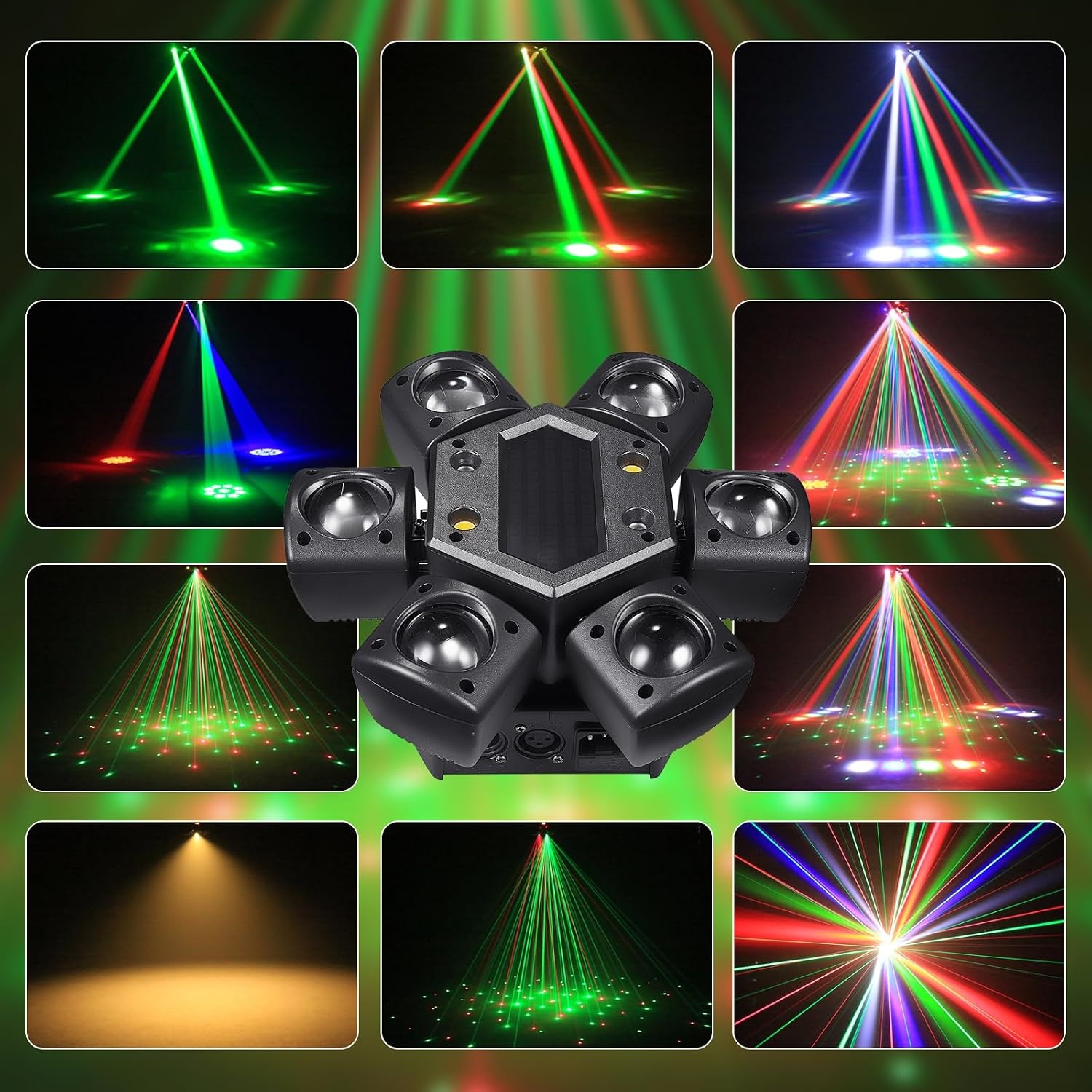 Discolicht Moving Head XJG06 LED RGB DMX - 34% Korting!
