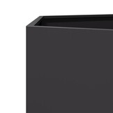Zeshoekige Plantenbak Staal Zwart - 104x90x45cm - 34% Korting