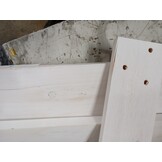 VidaXL Tuinstoel met Hocker Hout Wit - 54% Korting!