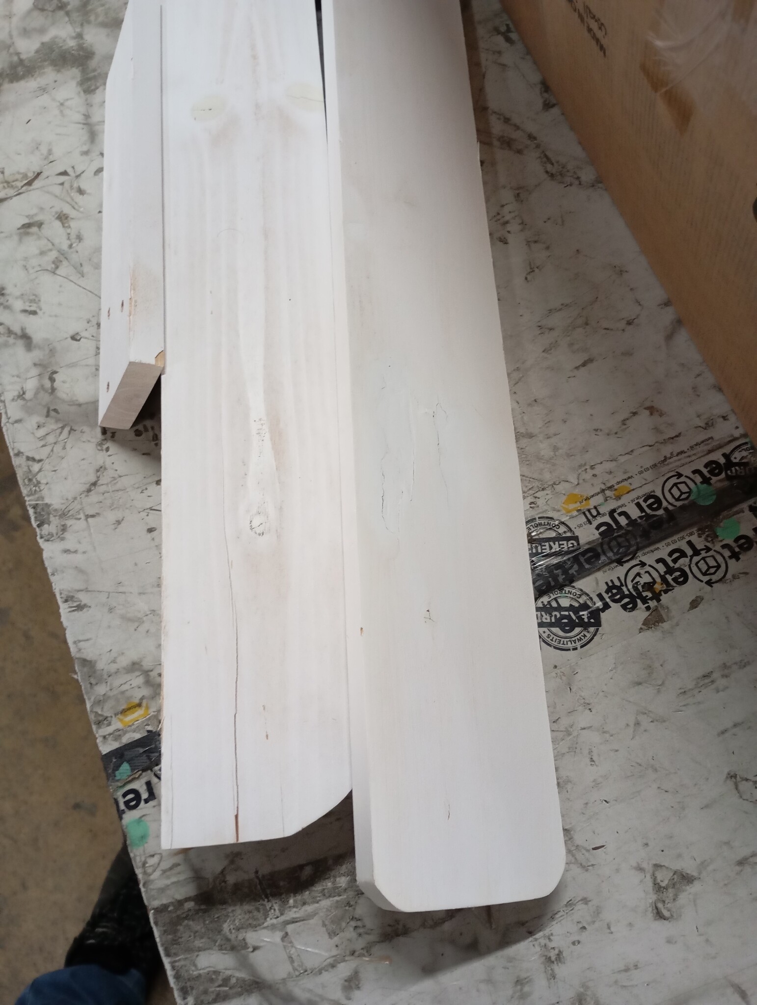 VidaXL Tuinstoel met Hocker Hout Wit - 54% Korting!